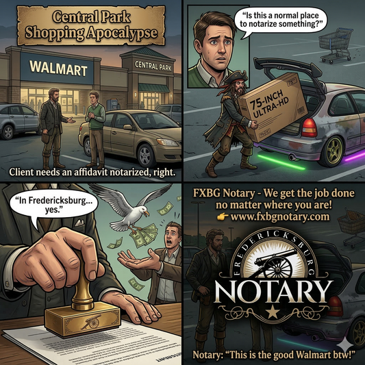 FXBG NOTARY - Central Park Shopping Apocalypse (Version 02)