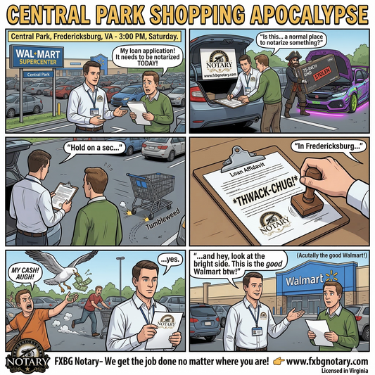 FXBG NOTARY - Central Park Shopping Apocalypse (Version 01)