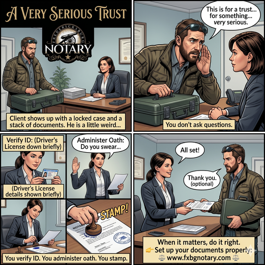 FXBG Notary - A Very Serious Trust