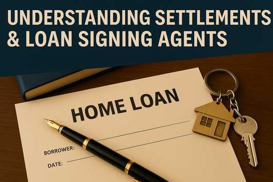 UNDERSTANDING SETTLEMENTS & LOAN SIGNING AGENTS